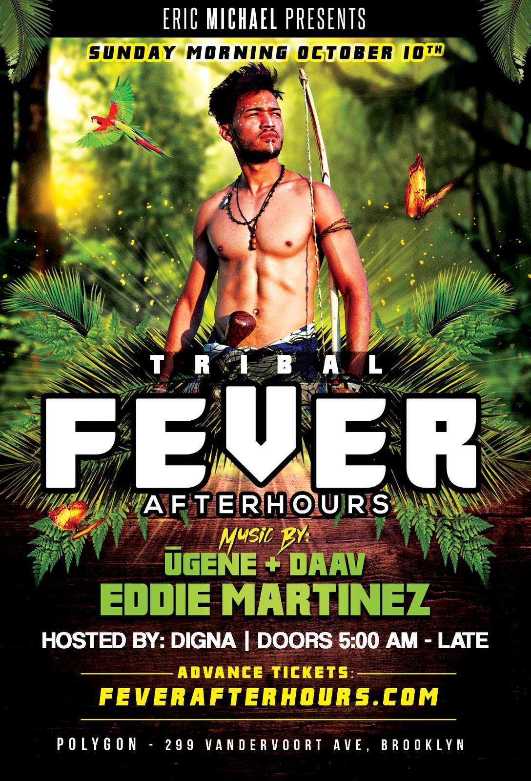 Tribal Fever Afterhours flyer