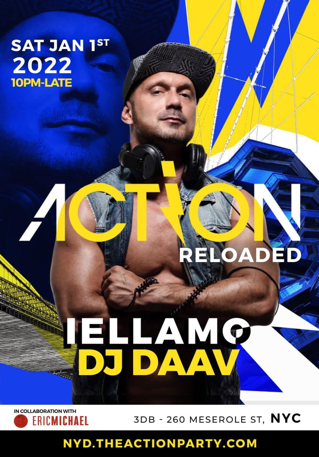 Action Reloaded: New Year's Day flyer