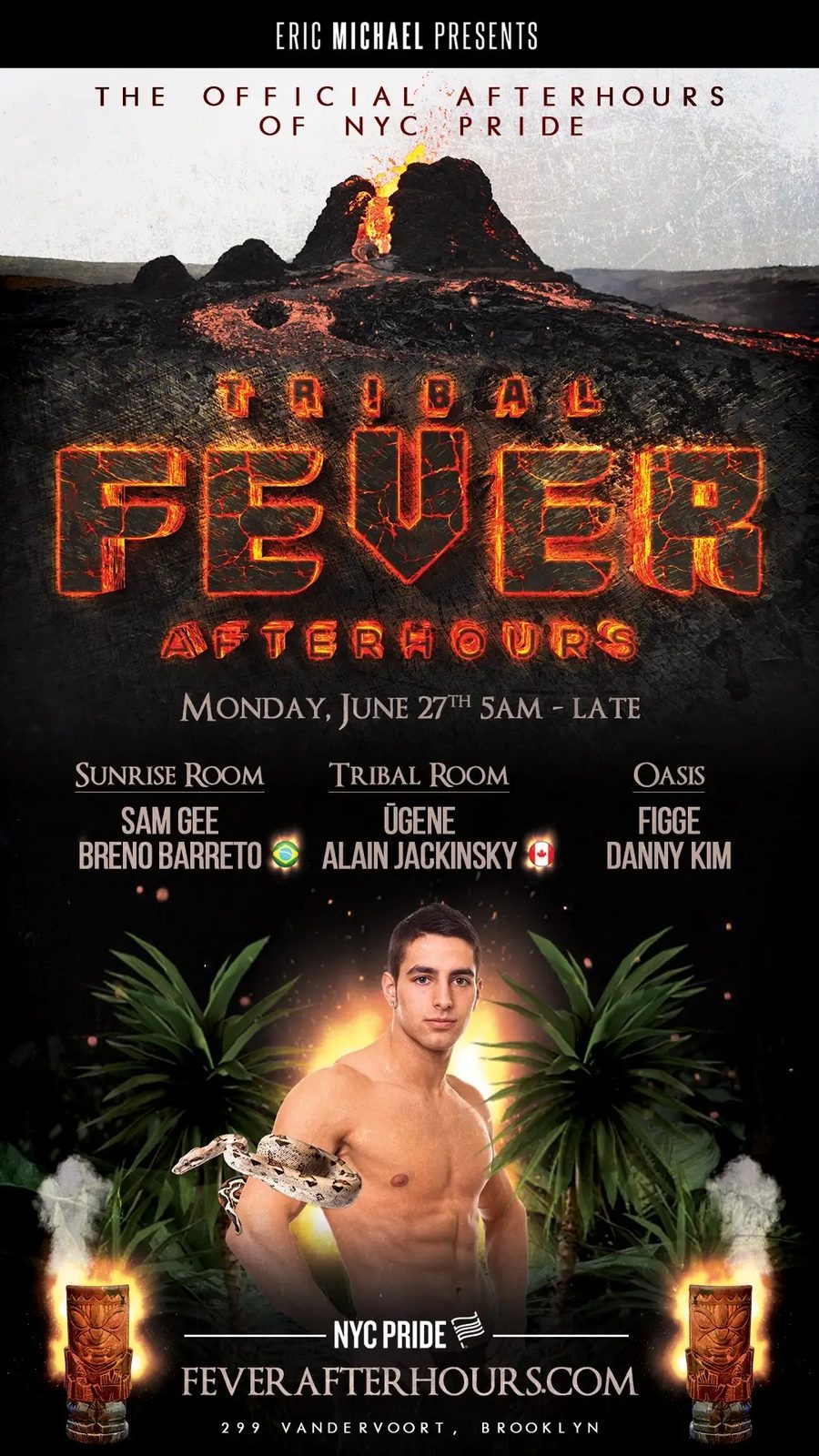 Tribal Fever Afterhours: NYC Pride flyer
