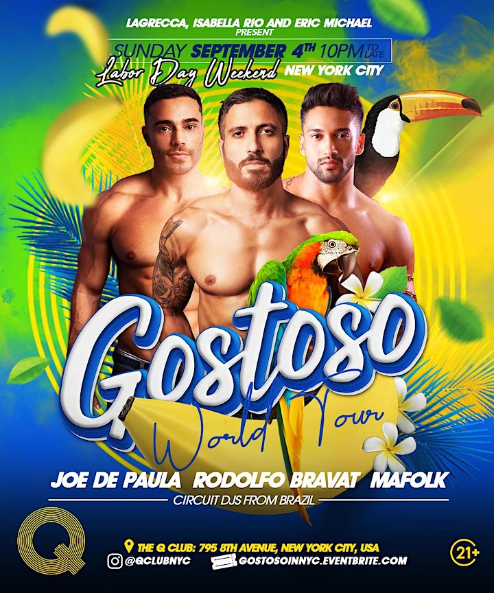 Gostoso World Tour: Labor Day Weekend flyer
