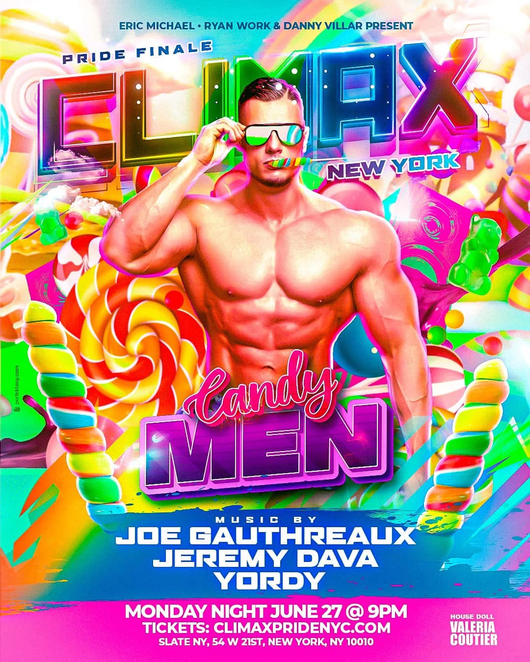 Climax Pride Finale: Candy Men flyer