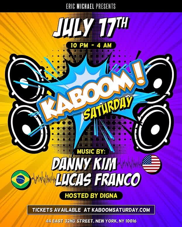 Kaboom! Saturday flyer