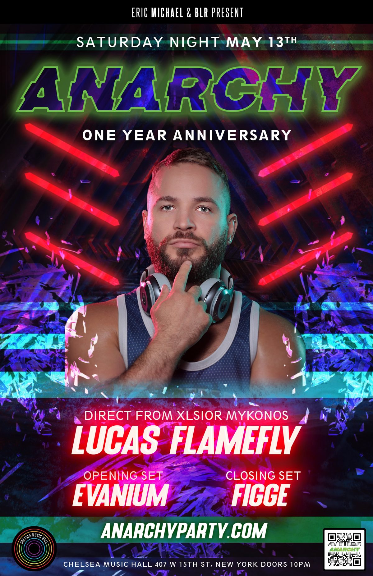 Anarchy: One Year Anniversary flyer