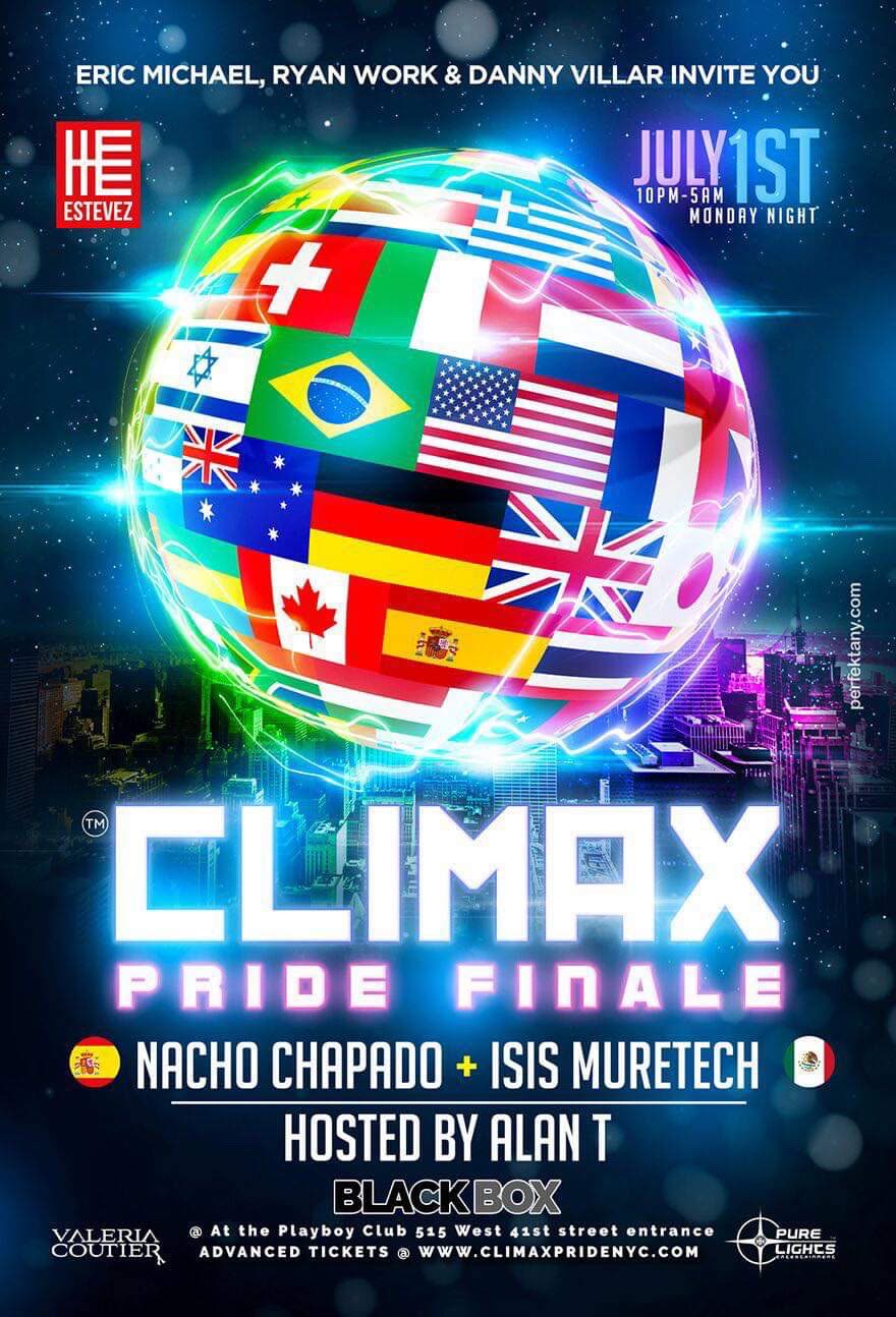 Climax Pride Finale flyer
